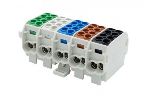 Zacisk HLS 5x100A-2 (1x25,1x16/1x25,1x16) /3L+N+PE/ Al/Cu  F2.0530 F-Elektro
