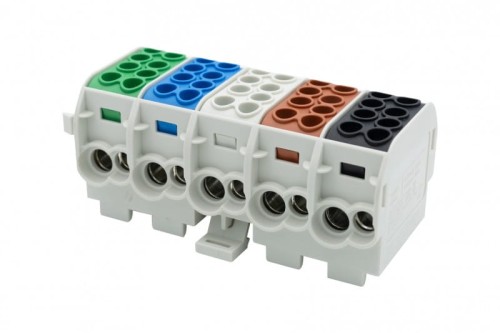Zacisk HLS 5x125A-2 (1x35,1x25/1x35,1x25) /3L+N+PE/ Al/Cu  F2.0531 F-Elektro