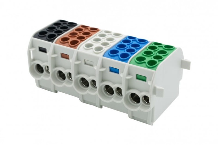 Zacisk HLS 5x125A-2 (1x35,1x25/1x35,1x25) /3L+N+PE/ Al/Cu  F2.0531 F-Elektro