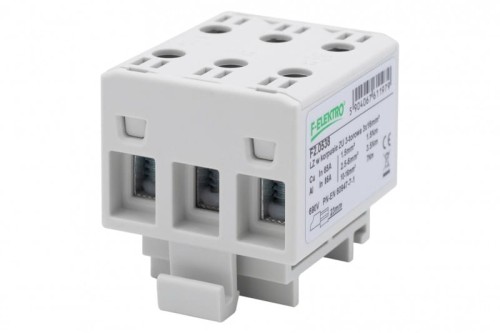 LZ w korpusie ZU 3-torowa 3x16mm2 Al/Cu - szara F2.0538 F-Elektro