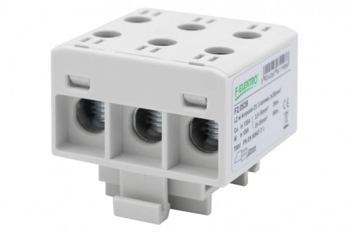 LZ w korpusie ZU 3-torowa 3x35mm2 Al/Cu - szara F2.0539 F-Elektro