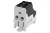 Blok rozdzielczy DBR 100A (2x25 / 6x10) Al/Cu - czarny  F2.0547 F-Elektro