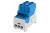 Blok rozdzielczy DBR 100A (2x25 / 6x10) Al/Cu - niebieski  F2.0550 F-Elektro