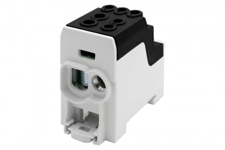 Blok rozdzielczy DBR 200A (1x70,1x35 / 6x16) Al/Cu - czarny  F2.0552 F-Elektro