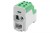 Blok rozdzielczy DBR 200A (1x70,1x35 / 6x16) Al/Cu - zielony F2.0556 F-Elektro