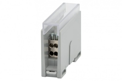 Blok rozdzielczy VBR 150A-6 (1x35 / 6x6) Al/Cu - szary   F2.0585 F-Elektro
