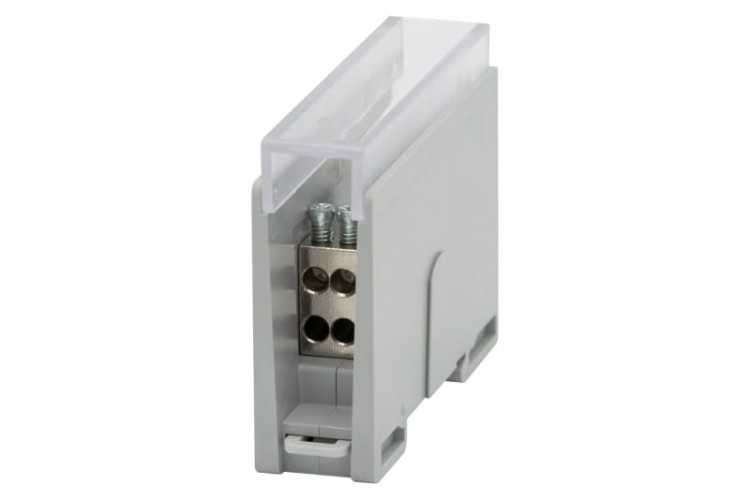 Blok rozdzielczy VBR 150A-6 (1x35 / 6x6) Al/Cu - szary   F2.0585 F-Elektro