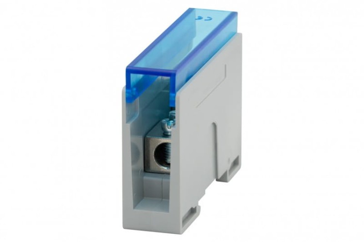 Blok rozdzielczy VBR 150A-6 (1x35 / 6x6) Al/Cu - niebieski   F2.0586 F-Elektro
