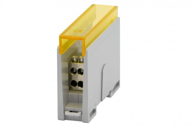 Blok rozdzielczy VBR 150A-6 (1x35 / 6x6) Al/Cu - żółty  F2.0587 F-Elektro