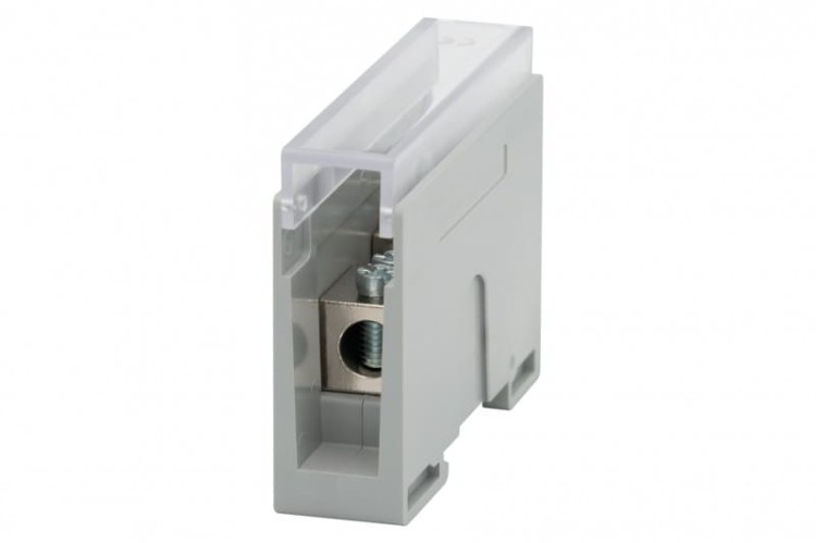 Blok rozdzielczy VBR 150A-9 (1x35 / 9x6) Al/Cu - szary   F2.0588 F-Elektro