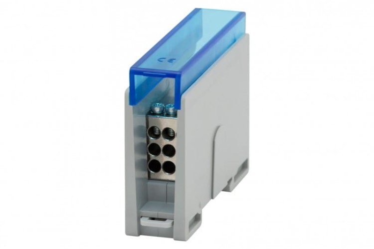 Blok rozdzielczy VBR 150A-9 (1x35 / 9x6) Al/Cu - niebieski  F2.0589 F-Elektro