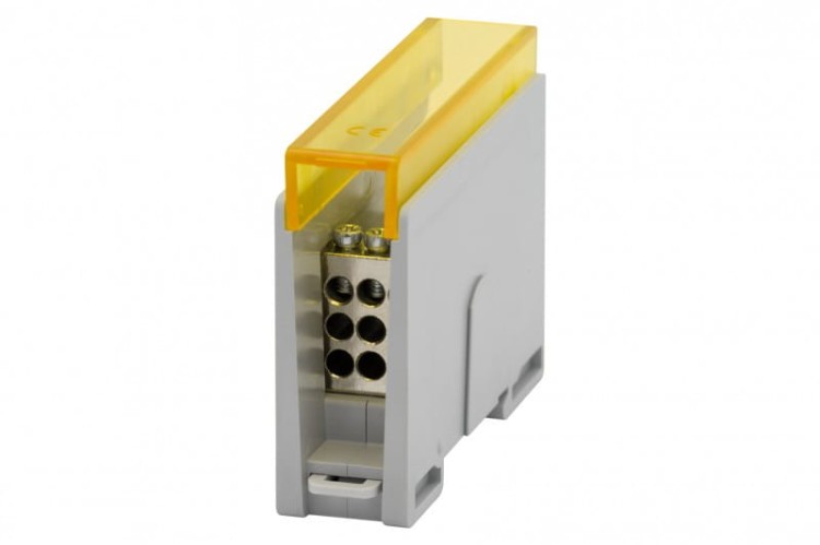 Blok rozdzielczy VBR 150A-9 (1x35 / 9x6) Al/Cu - żółty  F2.0590 F-Elektro
