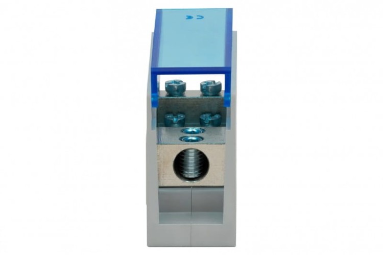Blok rozdzielczy VBR 250A-4 (1x35 / 4x25) Al/Cu - niebieski  F2.0592 F-Elektro