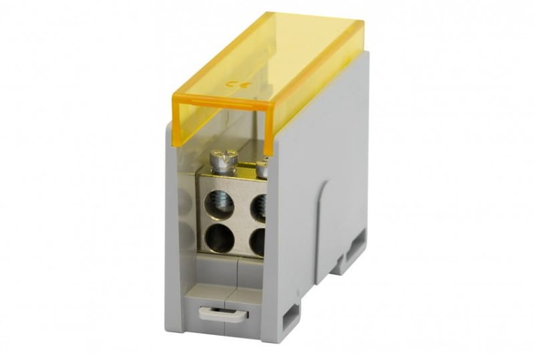 Blok rozdzielczy VBR 250A-4 (1x35 / 4x25) Al/Cu - żółty  F2.0593 F-Elektro