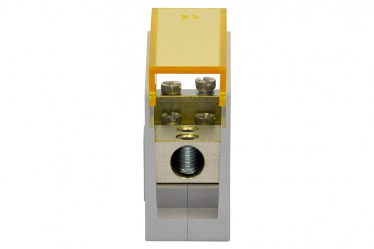 Blok rozdzielczy VBR 250A-4 (1x35 / 4x25) Al/Cu - żółty  F2.0593 F-Elektro