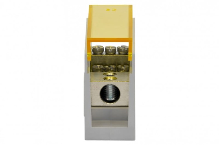 Blok rozdzielczy VBR 250A-6 (1x35 / 6x16) Al/Cu - żółty F2.0596 F-Elektro