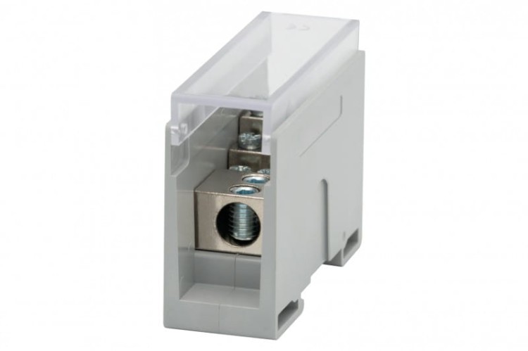 Blok rozdzielczy VBR 250A-9 (1x35 / 9x16) Al/Cu - szary  F2.0597 F-Elektro