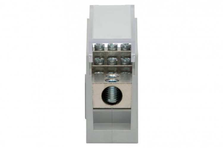 Blok rozdzielczy VBR 250A-9 (1x35 / 9x16) Al/Cu - szary  F2.0597 F-Elektro