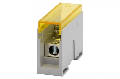 Blok rozdzielczy VBR 250A-9 (1x35 / 9x16) Al/Cu - żółty F2.0599 F-Elektro