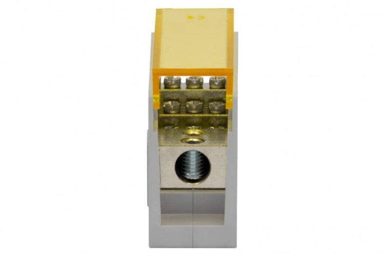 Blok rozdzielczy VBR 250A-9 (1x35 / 9x16) Al/Cu - żółty F2.0599 F-Elektro