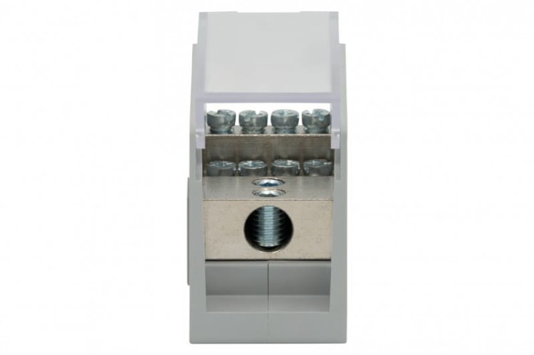 Blok rozdzielczy VBR 300A-8 (1x50 / 8x16) Al/Cu - szary F2.0600 F-Elektro
