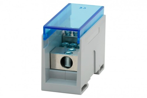 Blok rozdzielczy VBR 300A-8 (1x50 / 8x16) Al/Cu - niebieski  F2.0601 F-Elektro