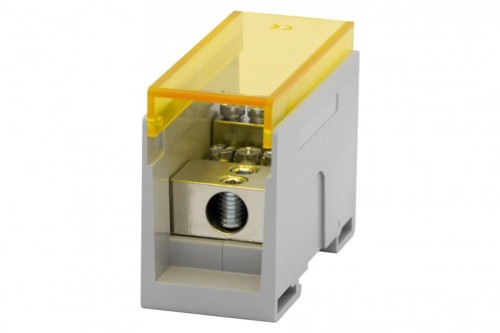 Blok rozdzielczy VBR 300A-8 (1x50 / 8x16) Al/Cu - żółty  F2.0602 F-Elektro