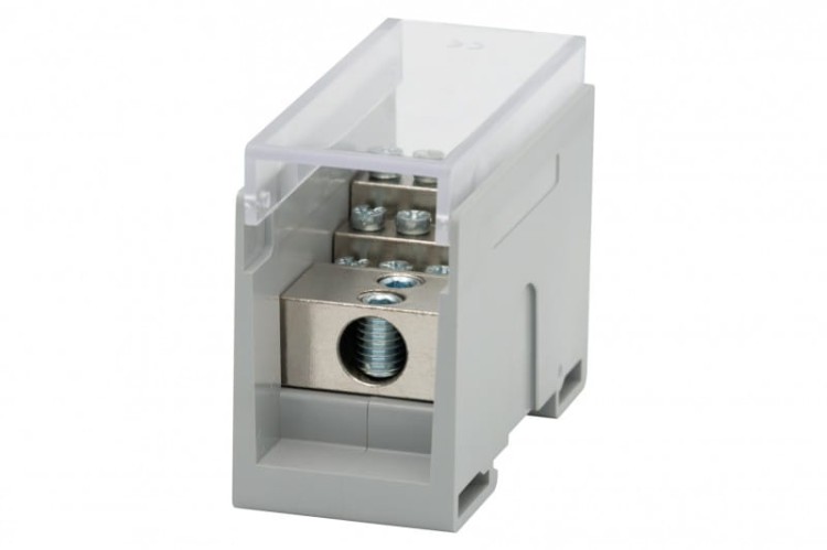 Blok rozdzielczy VBR 300A-12 (1x50 / 12x10) Al/Cu - szary  F2.0603 F-Elektro