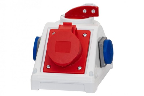 Rozdzielnica KOMBI - gniazda 32A 5p, 2x230V, 0/1 F3.0012 F-Elektro