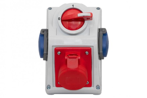 Rozdzielnica KOMBI - gniazda 32A 5p, 2x230V, 0/1 F3.0012 F-Elektro