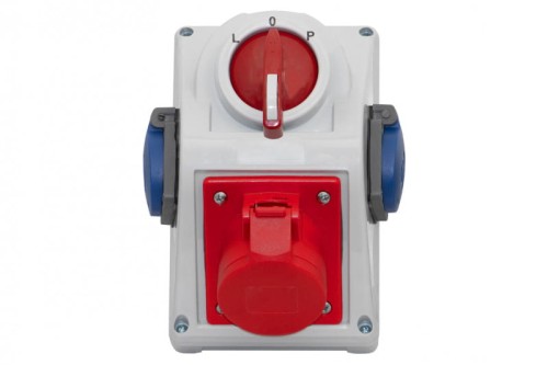 Rozdzielnica KOMBI - gniazda 32A 5p, 2x230V, L/P F3.0024 F-Elektro