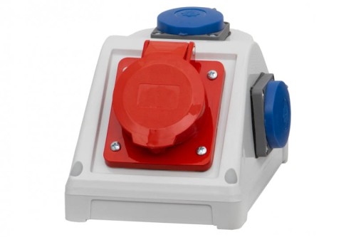 Rozdzielnica KOMBI - gniazda 16A 5p, 2x230V F3.0053 F-Elektro