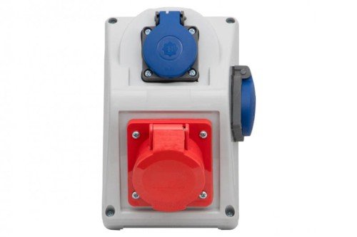 Rozdzielnica KOMBI - gniazda 32A 5p, 2x230V F3.0059 F-Elektro