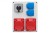 Rozdzielnica R-240 - gniazda 2x16A 5p, 2x230V, 0/1(32A) F3.0092 F-Elektro