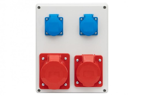 Rozdzielnica R-240 - gniazda 2x32A 5p, 2x230V F3.0099 F-Elektro