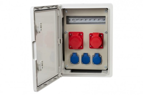 Rozdzielnica  budowlana RB-300 12M - gniazda 2x16A 5p, 3x230V, /12 modułów/ F3.0152 F-Elektro