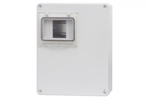 Obudowa R-240 240x190x90mm IP65 okno 4M /4 moduły/ IP 65 F3.0265 F-Elektro