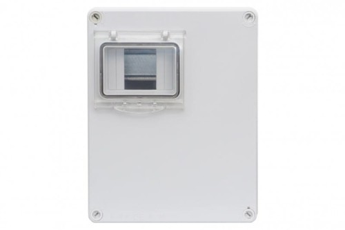 Obudowa R-240 240x190x90mm IP65 okno 4M /4 moduły/ IP 65 F3.0265 F-Elektro