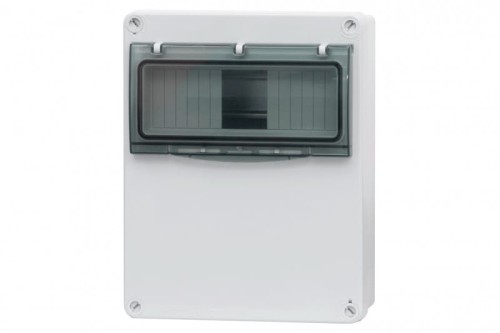 Obudowa R-240 240x190x90mm IP65 okno 8M /8 modułów/ IP 65 F3.0266 F-Elektro