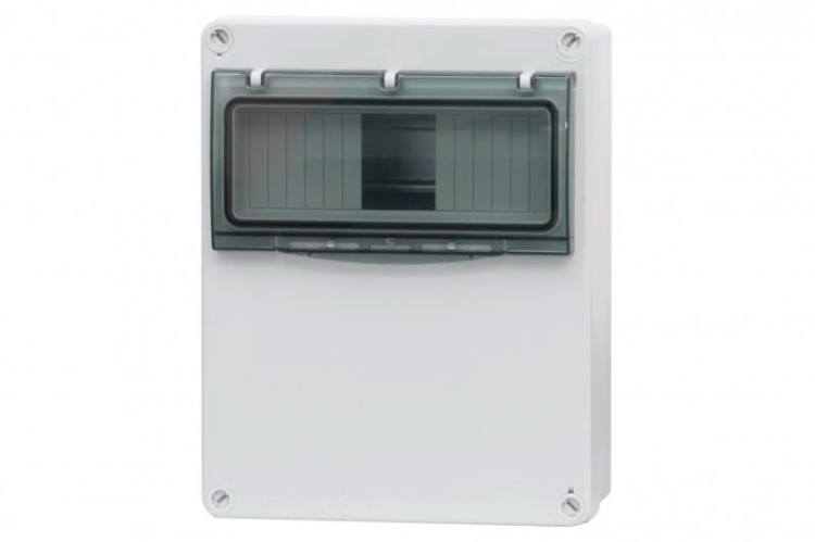 Obudowa R-240 240x190x90mm IP65 okno 8M /8 modułów/ IP 65 F3.0266 F-Elektro