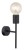 Lampa ścienna Kinkiet Industrialny Loft RADIUS I B 7762 NOWODVORSKI Lighting E27 nowoczesna oprawa oświetleniowa metalowy czarna pojedyncza Inspiracje Premium