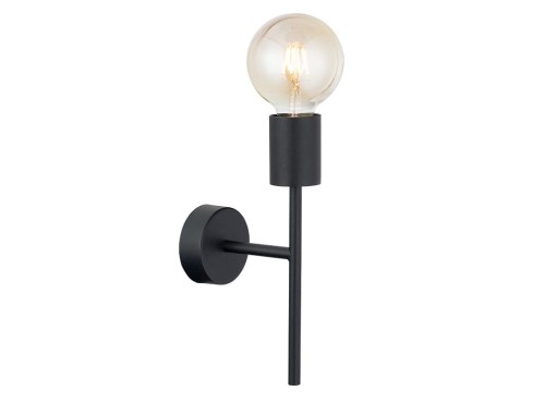 Lampa ścienna Kinkiet Industrialny Loft RADIUS I B 7762 NOWODVORSKI Lighting E27 nowoczesna oprawa oświetleniowa metalowy czarna pojedyncza Inspiracje Premium