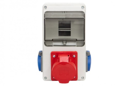 Rozdzielnica LAGO 6M - gniazda 32A 5p, 2x230V /6 modułów/ F3.0278 F-Elektro