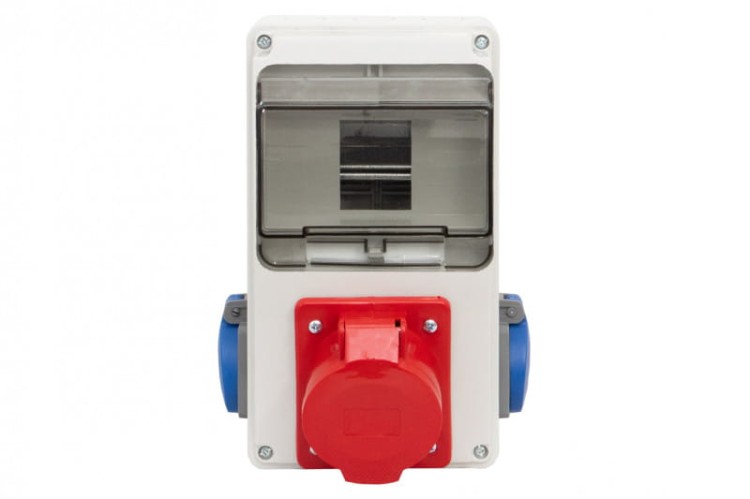 Rozdzielnica LAGO 6M - gniazda 32A 5p, 2x230V /6 modułów/ F3.0278 F-Elektro