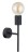 Lampa ścienna Kinkiet Industrialny Loft RADIUS I B 7762 NOWODVORSKI Lighting E27 nowoczesna oprawa oświetleniowa metalowy czarna pojedyncza Inspiracje Premium