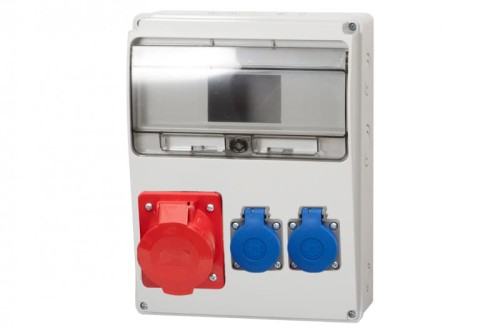 Rozdzielnica LAGO 11M - gniazda 16A 5p, 2x230V /11 modułów/ F3.0286 F-Elektro