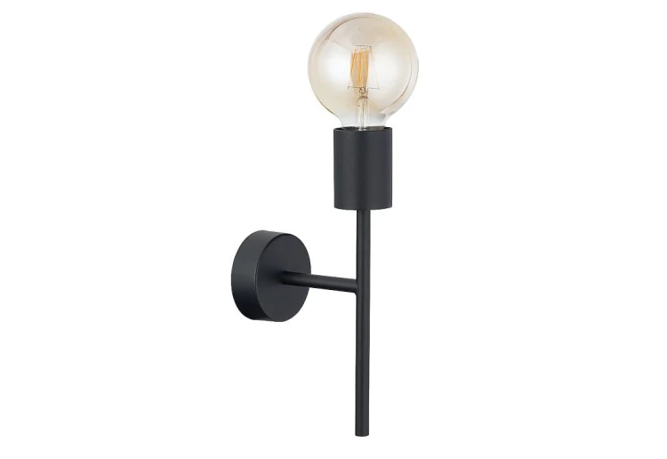 Lampa ścienna Kinkiet Industrialny Loft RADIUS I B 7762 NOWODVORSKI Lighting E27 nowoczesna oprawa oświetleniowa metalowy czarna pojedyncza Inspiracje Premium