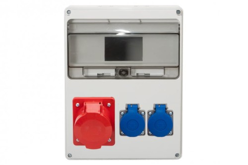 Rozdzielnica LAGO 11M - gniazda 32A 5p, 2x230V /11 modułów/ F3.0287 F-Elektro