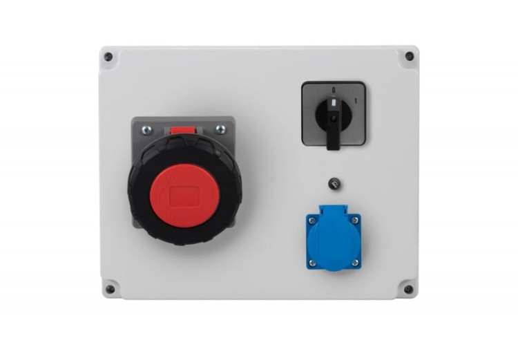 Rozdzielnica R-310 - gniazda 63A 5p, 230V, 0/1(63A) z bezpiecznikiem F3.0295 F-Elektro