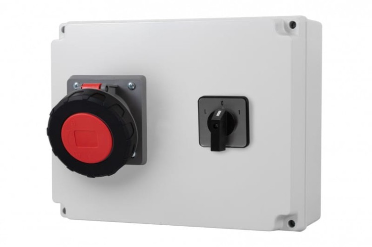 Rozdzielnica R-310 - gniazda 63A 5p, L/P(63A) F3.0297 F-Elektro